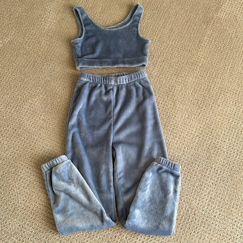 SHEIN light blue loungewear set - small